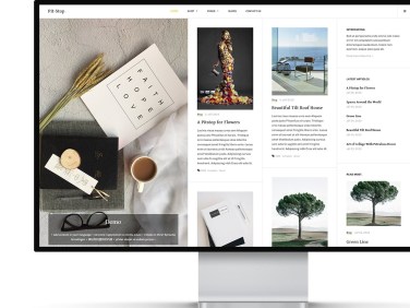 Website for Interior Front Page