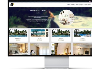 luxury hotel web-site for sale